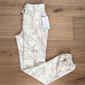 AS Revival Camouflage Sweatpants - Cream and Tan NWT size small
